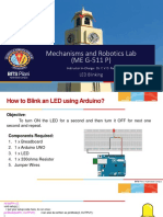 Mechanisms and Robotics Lab (ME G-511 P) : BITS Pilani