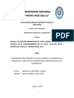 Universidad Nacional "Pedro Ruiz Gallo": Facultad de Ciencias Histórico Sociales Y Educación