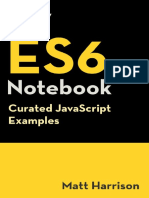 Tiny ES6 Notebook Curated JavaScript Examples
