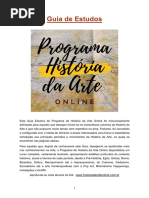 Guia de Estudos História Da Arte Online - Completo