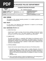 STANDARD OPERATING PROCEDURE 180 – MISSING PERSONS_180-MISSINGPERSONS