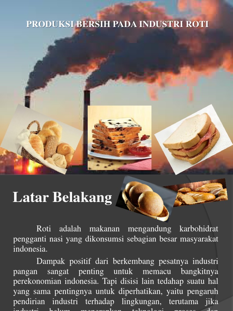 Produksi Bersih di Industri Roti | PDF | Memasak, Makanan, & Anggur