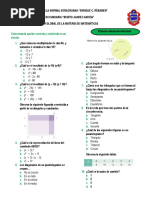 Examen Global Matematicas
