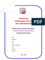 Asociacion Universidad Privada San Juan Bautista: Facultad de Ciencias de Saud