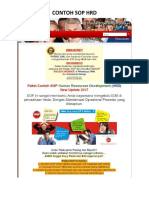 Contoh Sop Perusahaan HRD SDM PDF