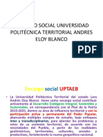 Encargo Social Universidad Politécnica Territorial Andres Eloy Blanco