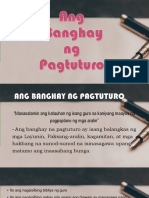 Ang Banghay NG Pagtuturo