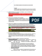 Balotario para El Primer Examen de Psicología Del Delincuente