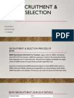 Recruitment & Selection Assign 1