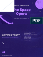 Writing Genre Fiction: The Space Opera