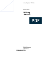 AR 600-8-22 (Military Awards)