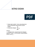 Notasi Sigma