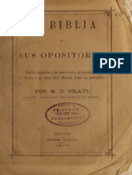 La Biblia y Sus Opositores