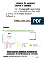 How To Calculate The Volume of Concrete in Columns