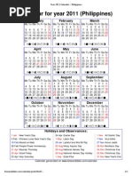 Tagalog Months & Days | PDF