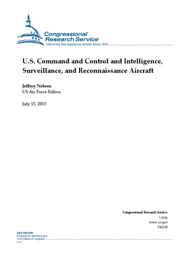 R44108 U.S. Command and Control and Intelligence, Surveillance, and ...