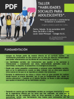 Taller de Habilidades Sociales para Adultos | PDF | Aprendizaje ...