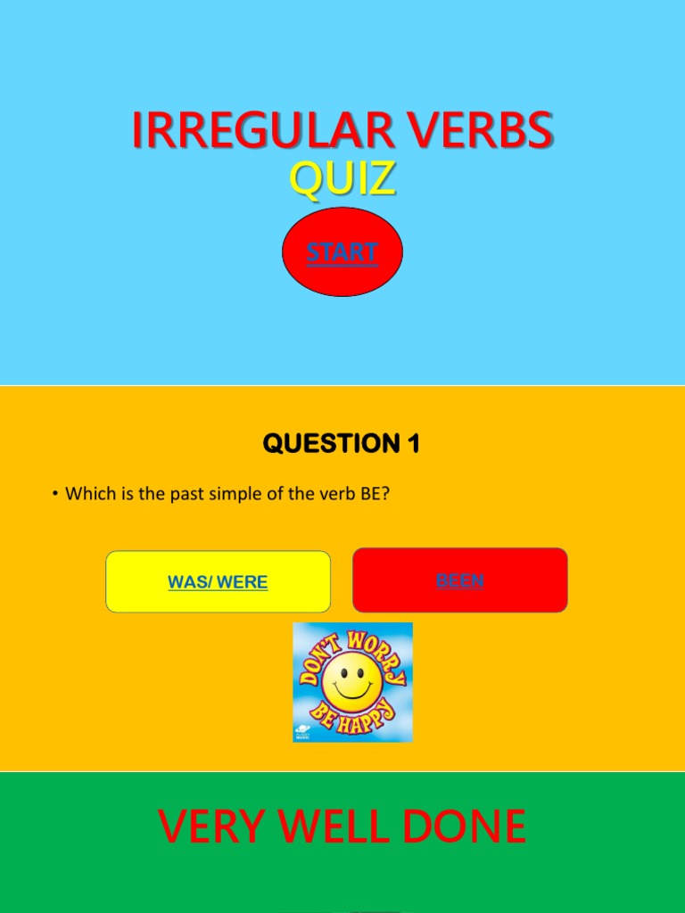 Irregular Verbs: Start | PDF