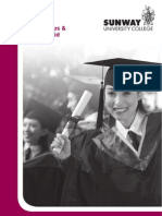 Scholarship Brochure - Sunway University College 2011