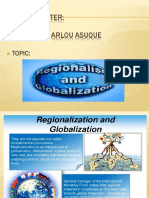 Regionalization and Globalization-Asuque