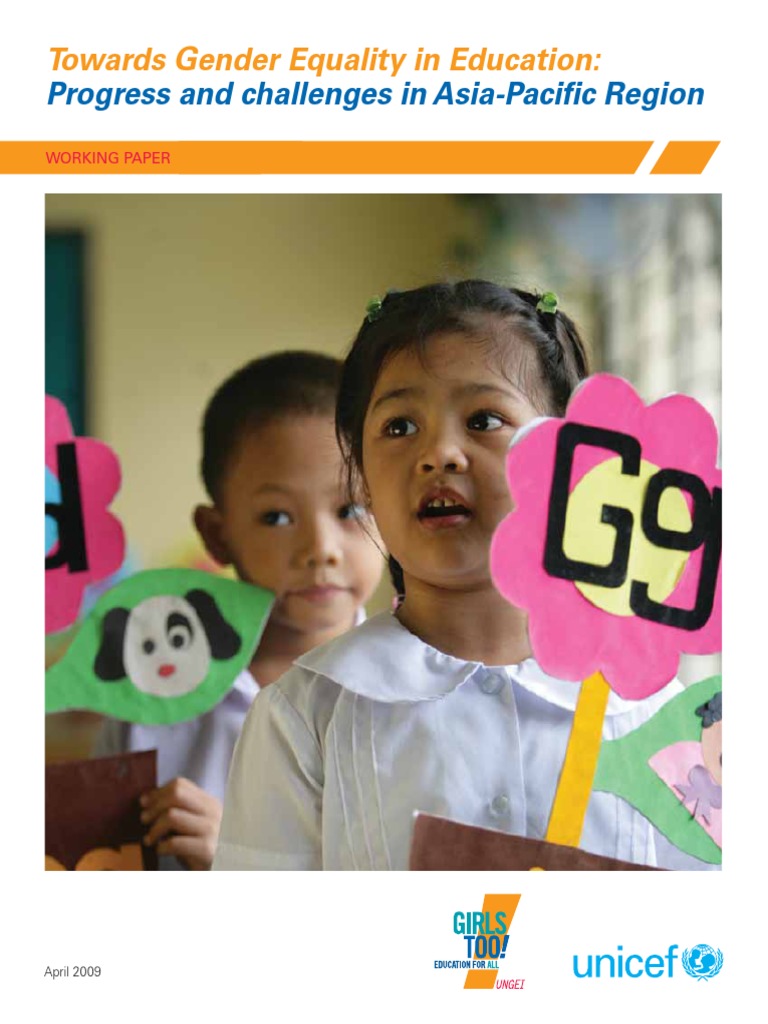 Towards Gender Equality in Education 051809 | PDF | Curriculum | Gender ...