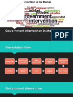 Government Intervention in Markets