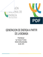 Generacion de Energia A Partir de La Biomasa