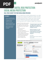 Proofpoint Digital Risk Protection: Social Media Protection: Real-Time Security For Your Social Media Presence