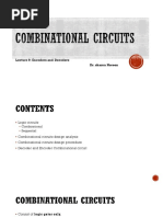 Lecture 9: Encoders and Decoders Dr. Shama Noreen