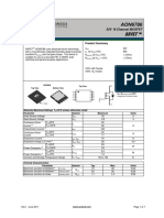 Srfet: General Description Product Summary