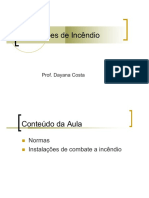 Instalações de Incêndio