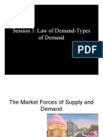 Session 3. Law of Demand-Types of Demand of Demand