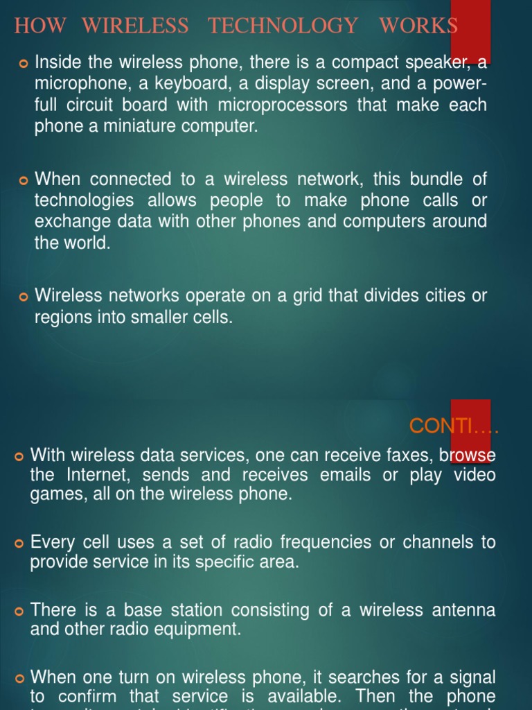 Wireless Tech Explained | PDF | Technology & Engineering