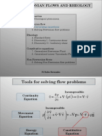 Non-Newtonian Flows and Rheology