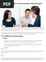 7 Rules of Effective Communication