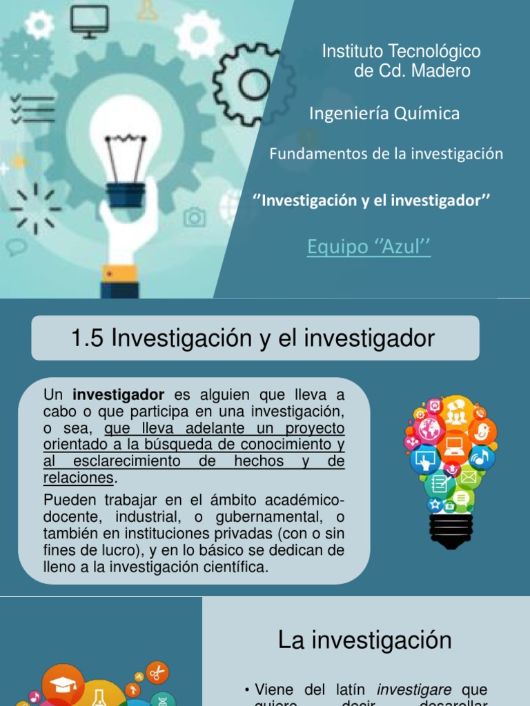 La Investigación y el Investigador | PDF | Conocimiento | Método científico