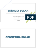 Geometria & Radiación Solar