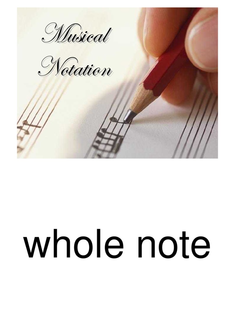 Musical Notation PDF PDF