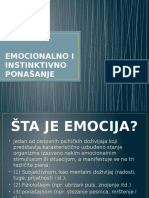 Emocionalno i Instinktivno Ponašanje