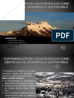 Contaminacion Del Agua en Bolivia Como Obstaculo Al Desarrollo Sustentable