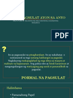 Uri NG Pagsulat Ayon Sa Anyo