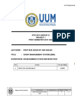 Stix 3913 (Group C) Project 1 FIRST SEMESTER 2019/ 2020: Appendix 1-2 List of Requirements