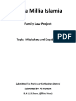 Jamia Millia Islamia: Family Law Project