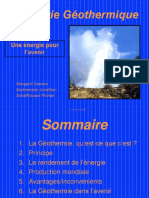 Les Energies Geothermiques