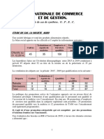 Ecole Nationale de Commerce Et de Gestion.: Etude de Cas de Synthèse. G - P - E - C