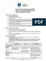 Cytogenetics, Flow Cytometry and FISH Specimens For Leukemia, Lymphoma and Other Oncology Referrals