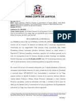 Reporte2003-118 Presidente de Corte Civil.- Doctrina Comparada, Admite La Posibilidad de Que Pueda Suspender La Ejecución de Una Sentencia Dictada Por El Pleno