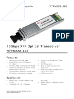 10Gbps XFP Optical Transceiver: RTXM226-405