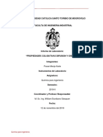 Informe de Laboratorio de Química 3