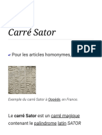 Carré Sator - Wikipédia